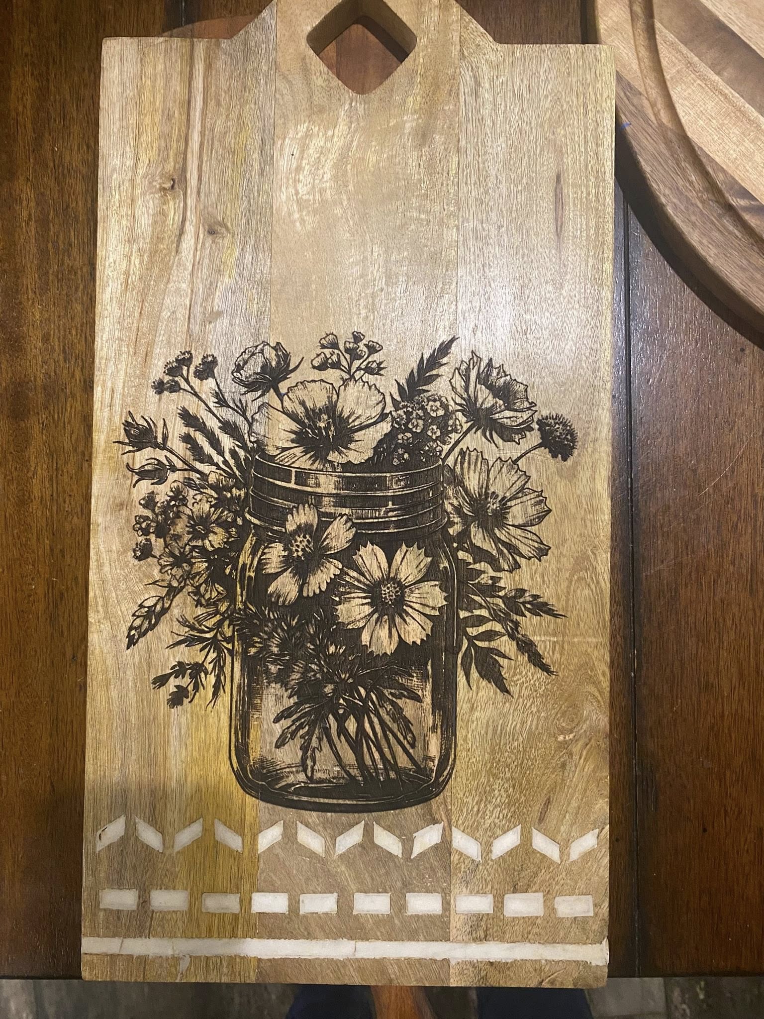 Mason Jar with flowers