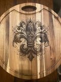 Fluer De Lis Cutting Board
