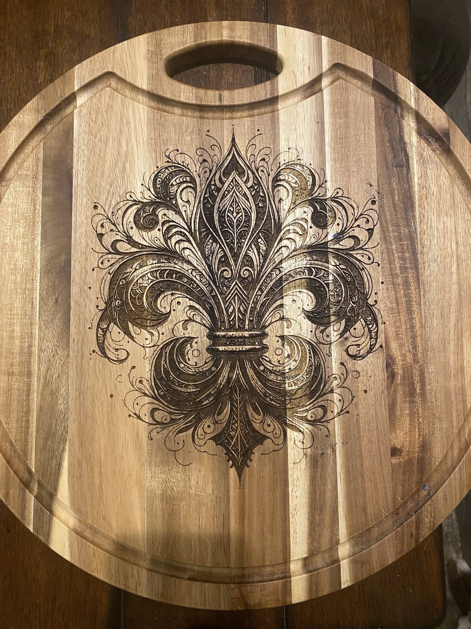 Fluer De Lis Cutting Board